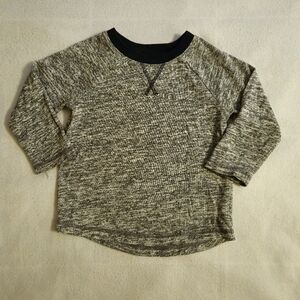 3/$15 Cat & Jack Boy's Black and Gray Lightweight Crewneck Sweater